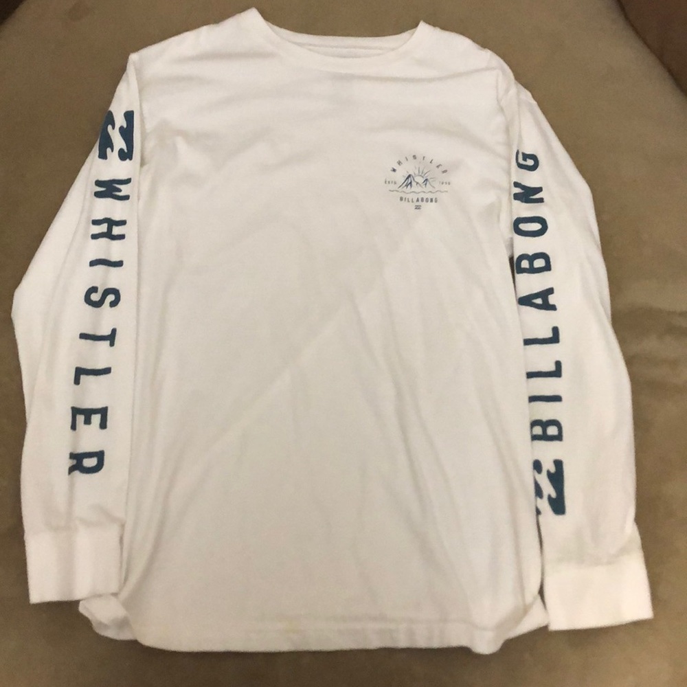 Billabong Whistler Small Long Sleeve Shirt White